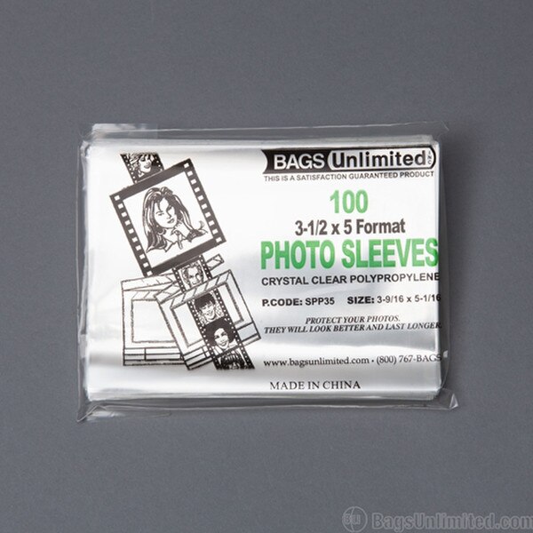 POLYPROPYLENE Sleeves for Photos